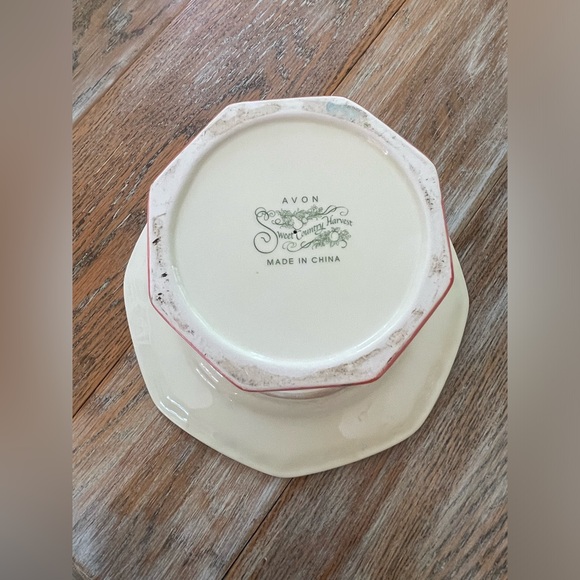 Vintage Avon Sweet Country Harvest Ceramic Homemade Cake Stand❤️🍰 - Picture 5 of 16